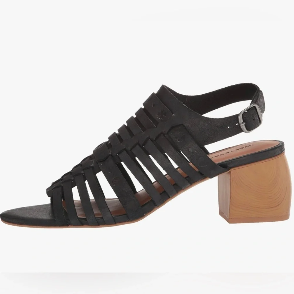 Lucky Brand Natissah Womens Leather Open Toe Huarache Sandals Size 9M